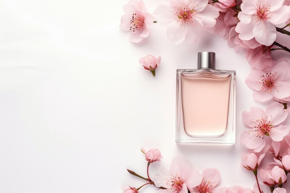 Cosmetic cosmetics blossom perfume. AI generated Image by rawpixel.