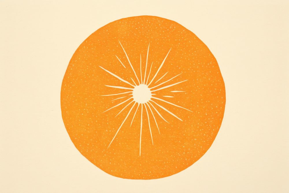 Orange shape grapefruit pattern. AI generated Image by rawpixel.