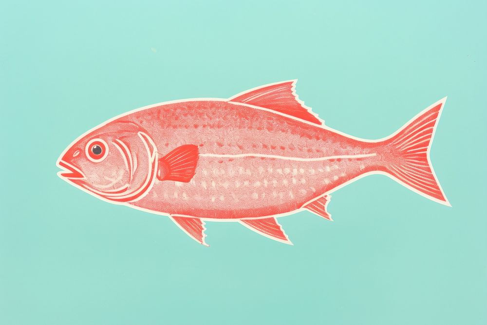 Tuna fish seafood animal goldfish. AI generated Image by rawpixel.
