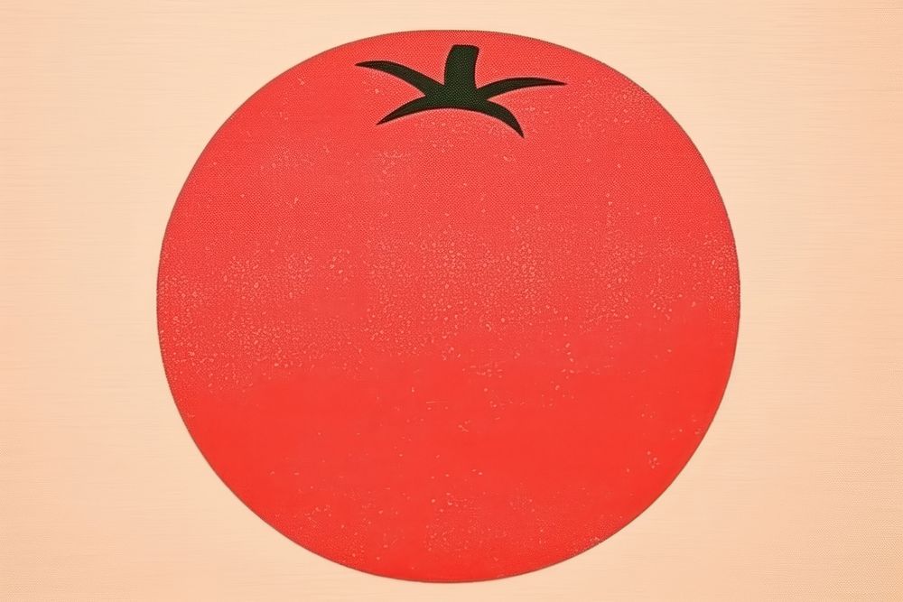 Tomato backgrounds pattern circle. AI generated Image by rawpixel.