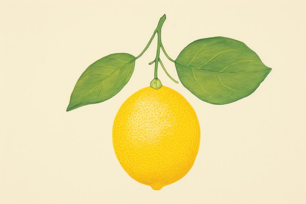 Lemon tree fruit plant food. AI generated Image by rawpixel.