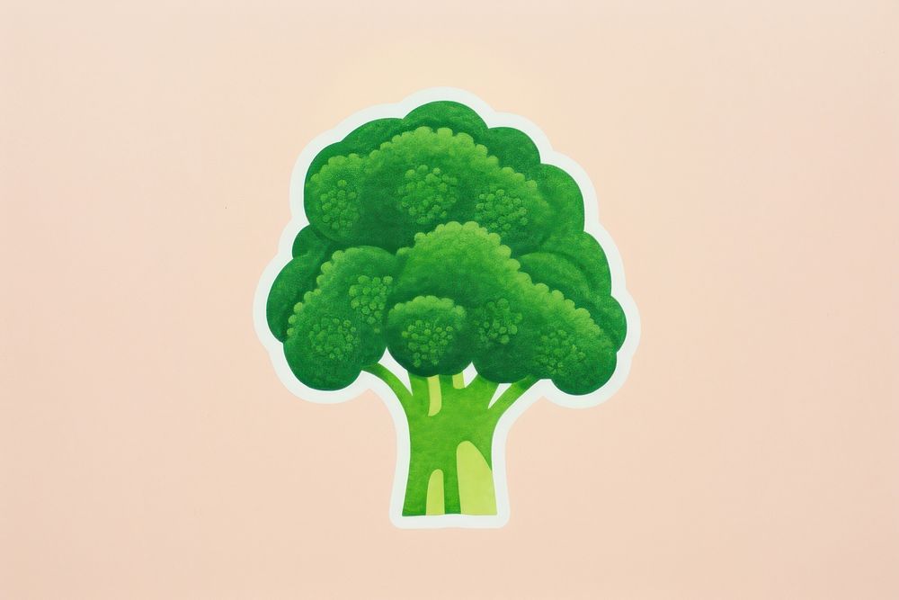 Broccoli vegetable plant food. AI generated Image by rawpixel.