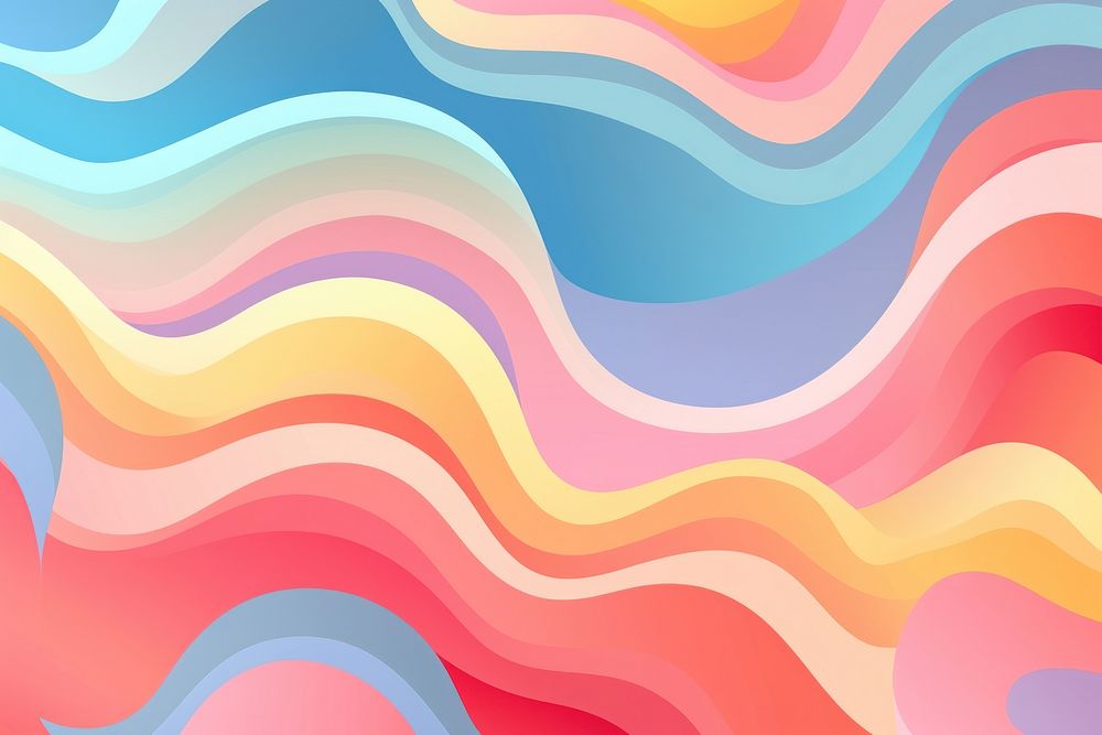 Rainbow pattern graphics backgrounds. AI generated Image by rawpixel.