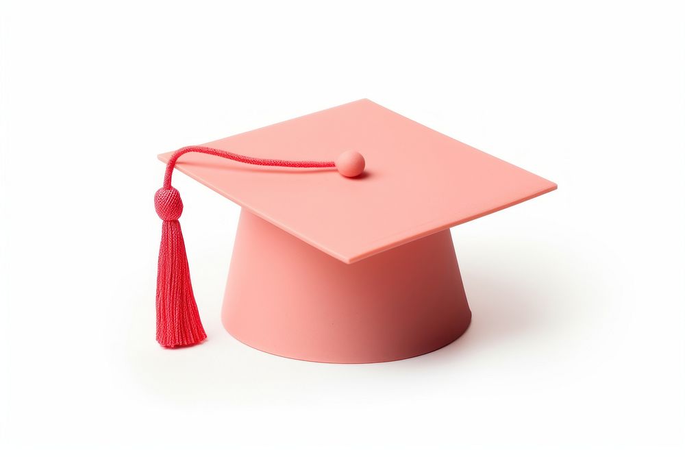 Graduation Hat graduation text white background. AI generated Image by rawpixel.