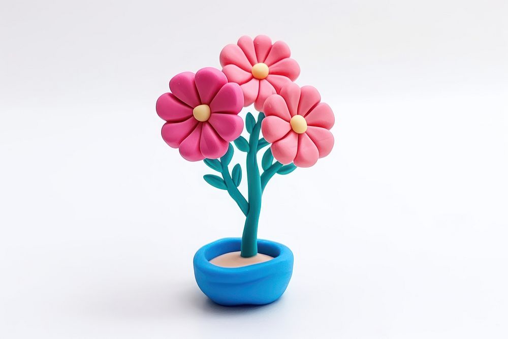 Brain and flower petal plant art. AI generated Image by rawpixel.