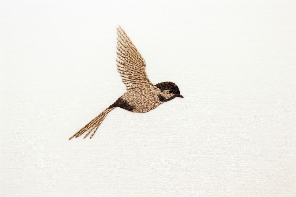 Bird flying sparrow animal wildlife. AI generated Image by rawpixel.