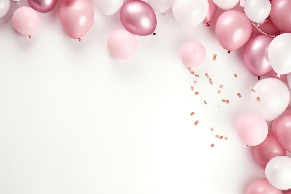 Birthday party backgrounds balloon celebration. AI generated Image by rawpixel.