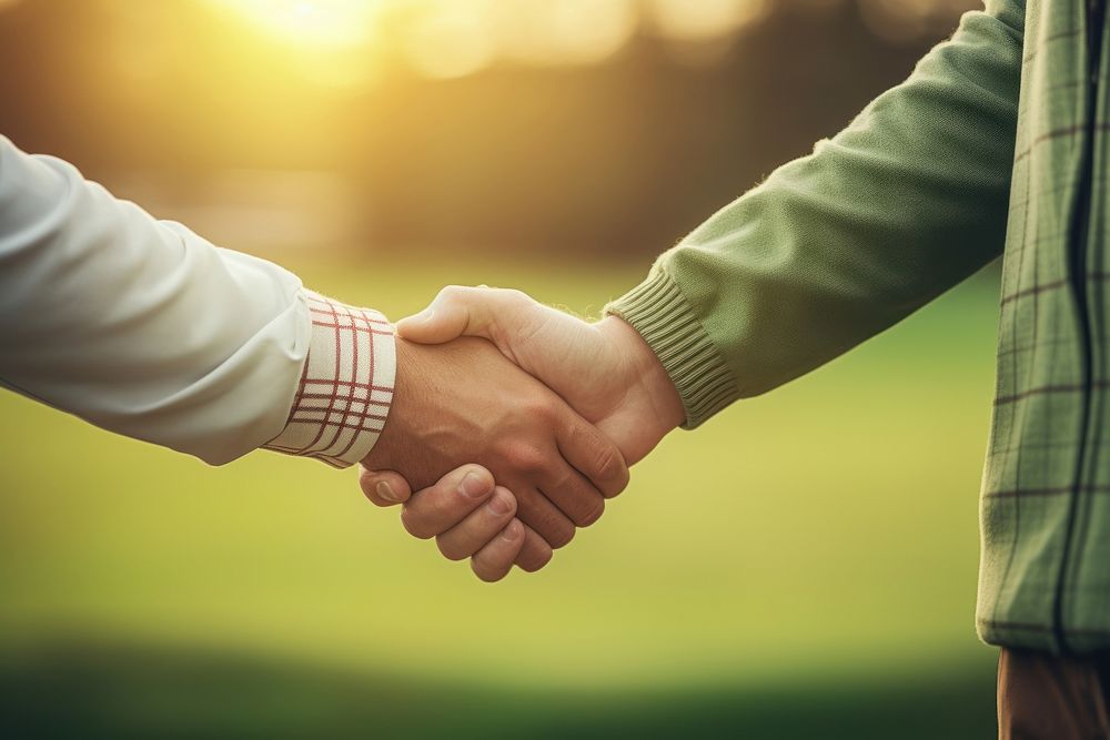 Hand check togetherness handshake agreement. AI generated Image by rawpixel.