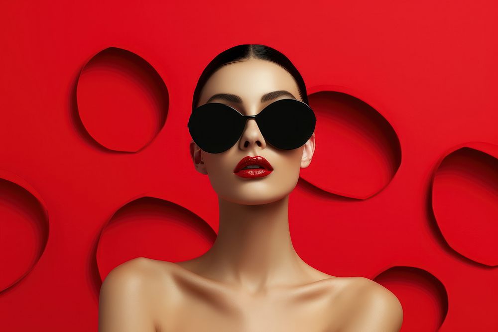 Fashion sunglasses adult accessories. AI generated Image by rawpixel.