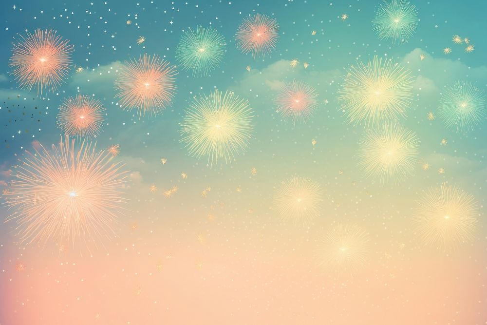 Fireworks Pastel background backgrounds outdoors nature. AI generated Image by rawpixel.