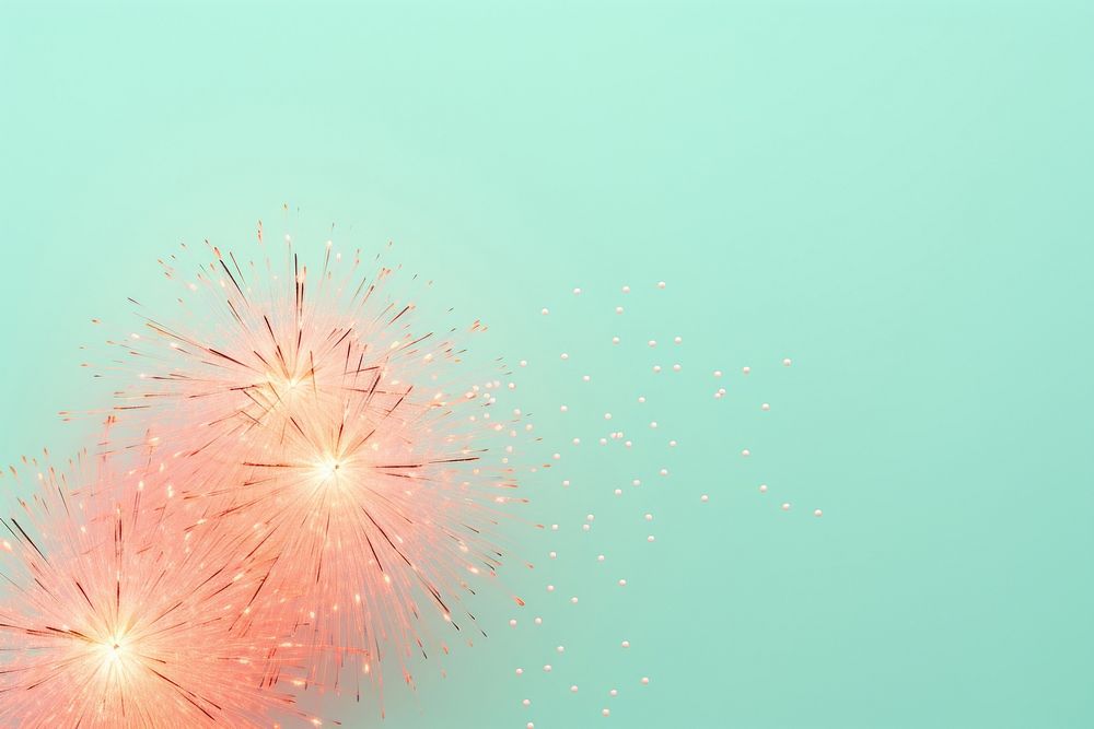 Fireworks Pastel background backgrounds illuminated celebration. AI generated Image by rawpixel.