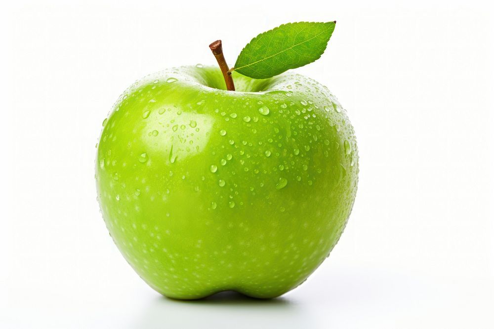 Geen apple fruit plant food. AI generated Image by rawpixel.