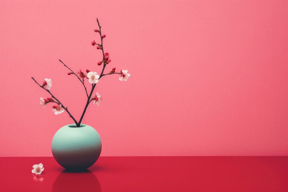 Japan blossom flower plant. AI generated Image by rawpixel.