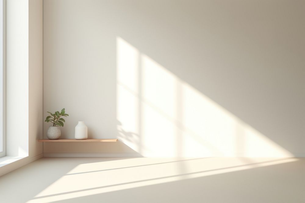 Nordic windowsill shadow light. AI generated Image by rawpixel.
