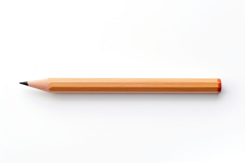 Pencil pencil white background simplicity. AI generated Image by rawpixel.