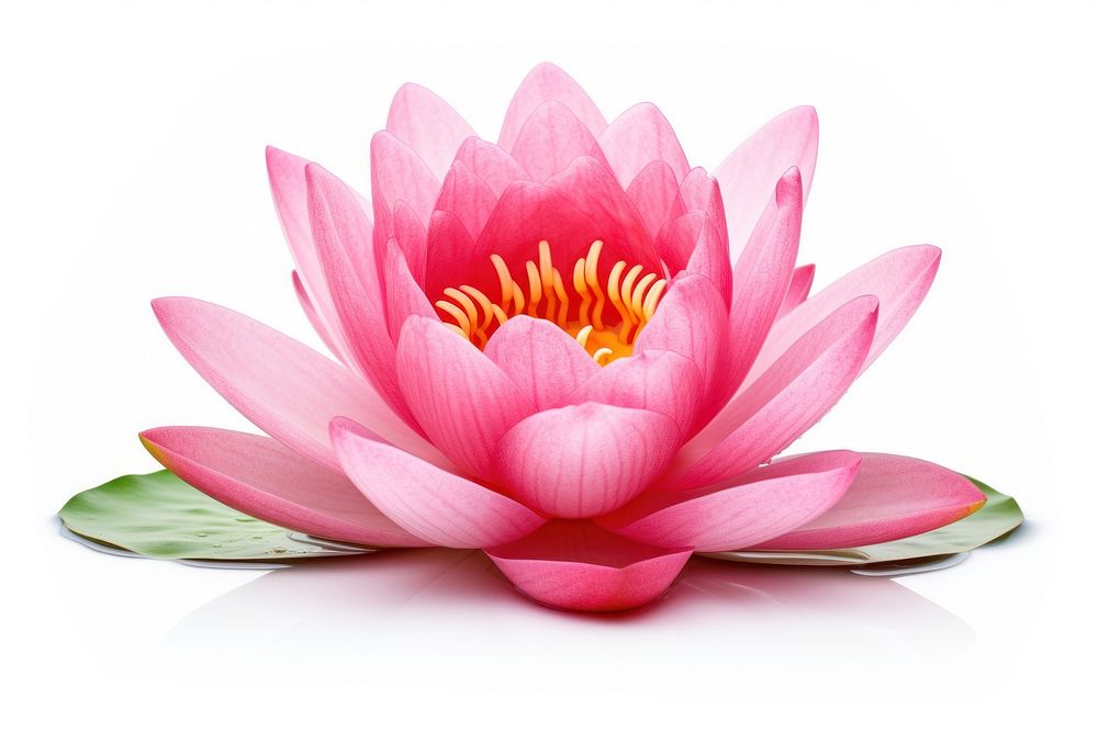 Lotus flower lily petal plant. AI generated Image by rawpixel.
