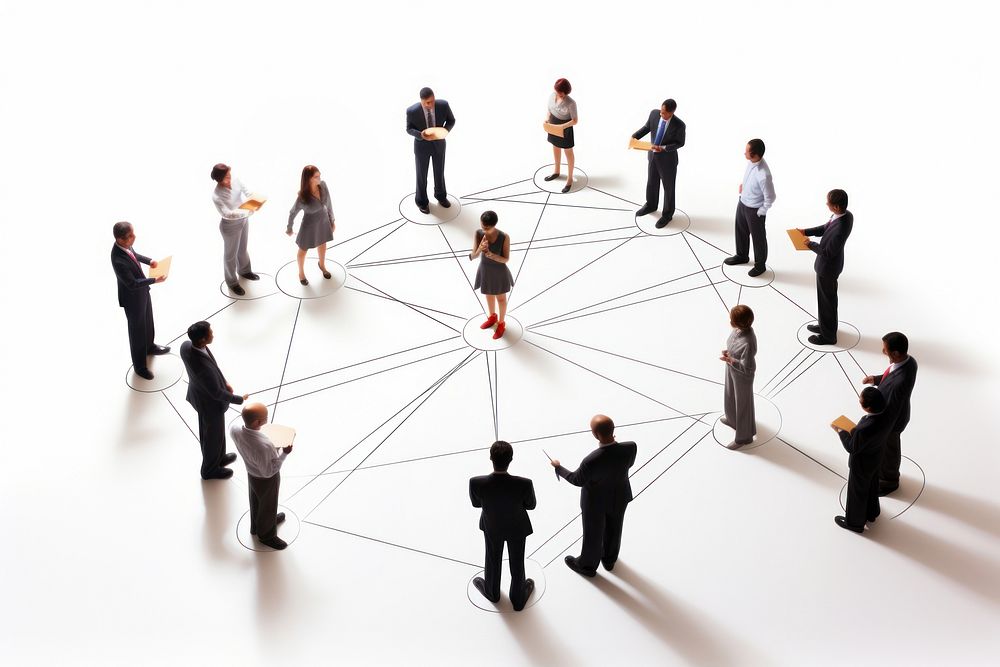 Network togetherness cooperation technology. AI generated Image by rawpixel.