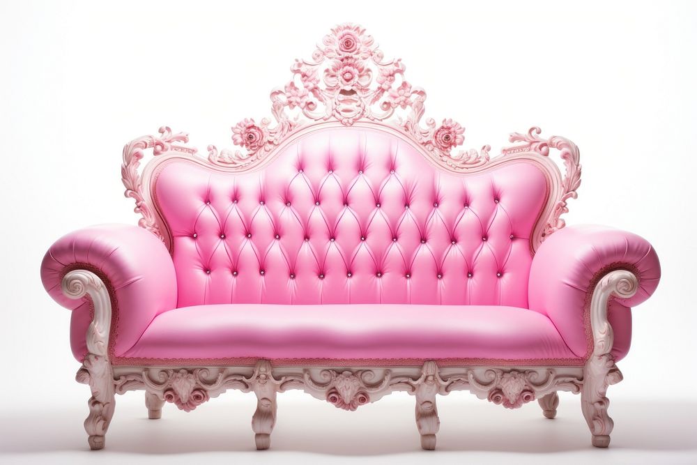 Palace furniture pink white background architecture. AI generated Image by rawpixel.