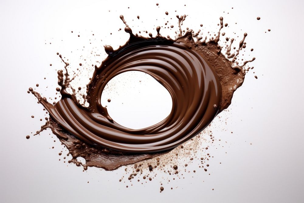 Chocolate piece dessert food confectionery. AI generated Image by rawpixel.