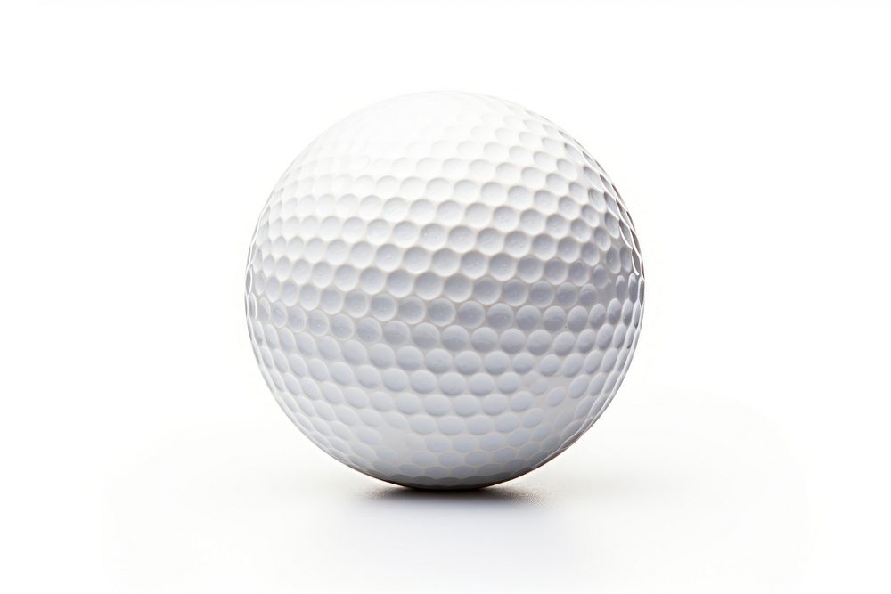 Golf ball sports white white background. AI generated Image by rawpixel.