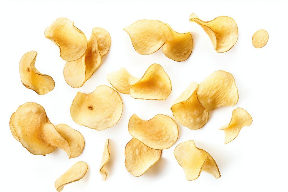 Natural potato chips backgrounds vegetable plant. AI generated Image by rawpixel.
