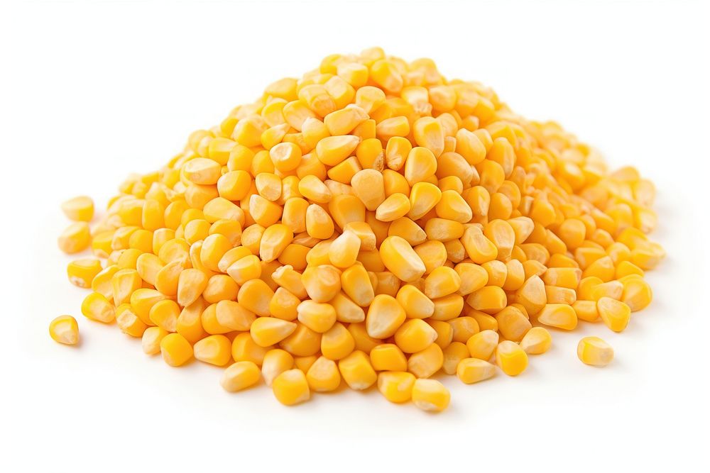 Uncooked corn grains plant food pill. AI generated Image by rawpixel.