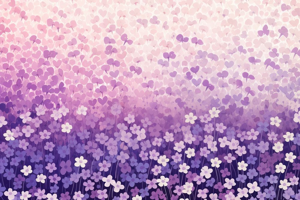 Purple flower garden backgrounds outdoors blossom. AI generated Image by rawpixel.