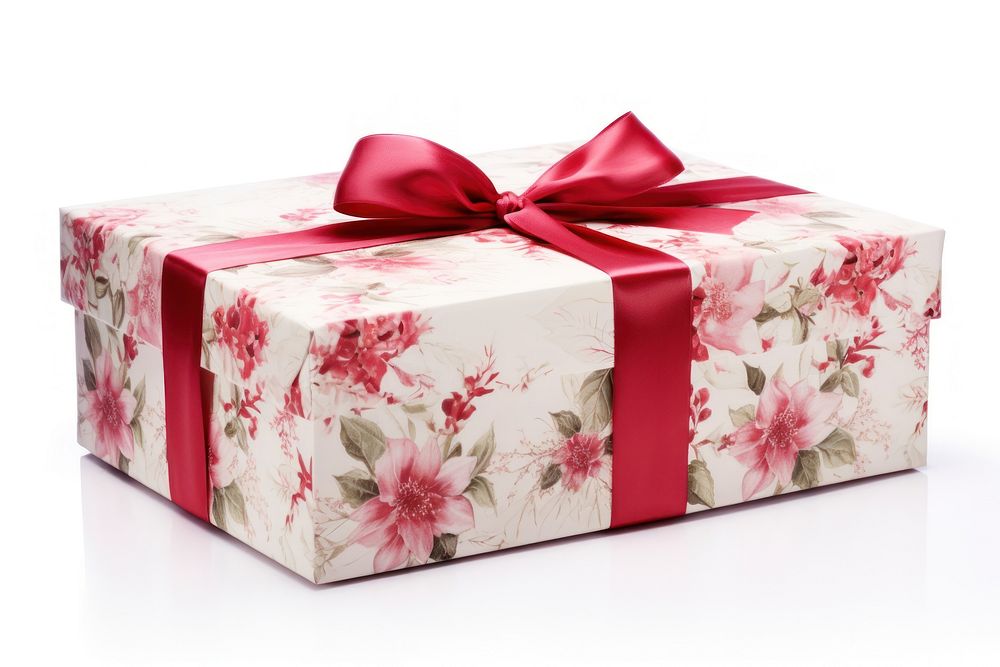 Gift box flower pattern plant. AI generated Image by rawpixel.