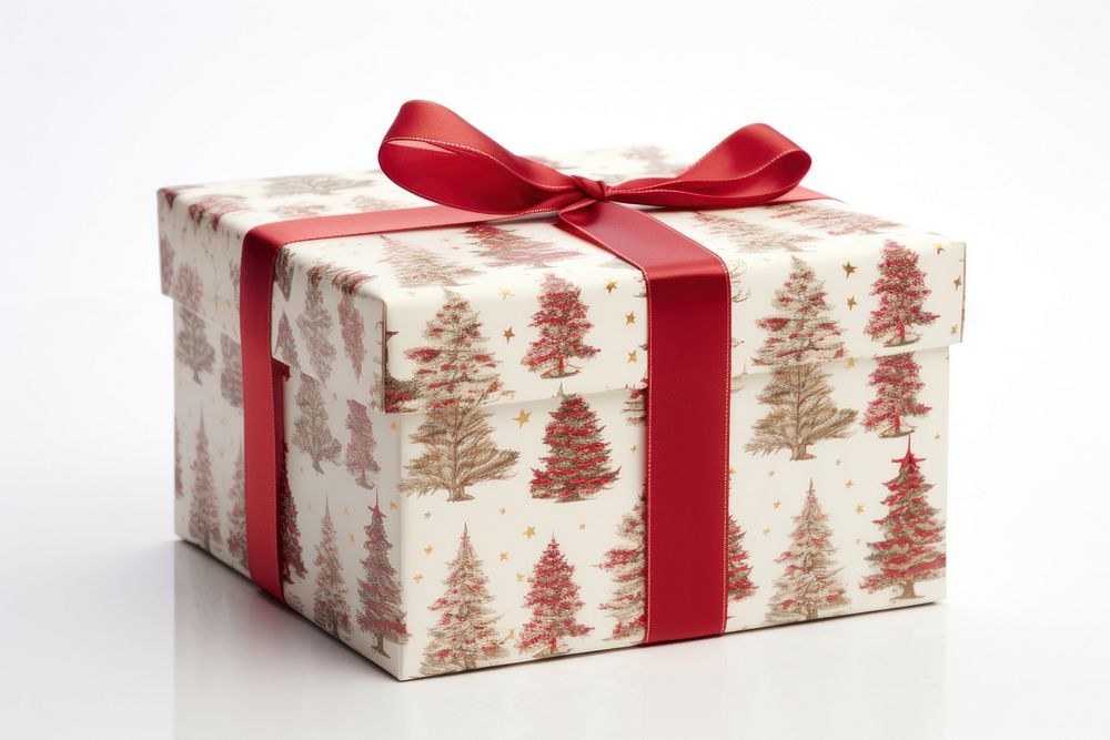 Gift box christmas pattern tree. AI generated Image by rawpixel.
