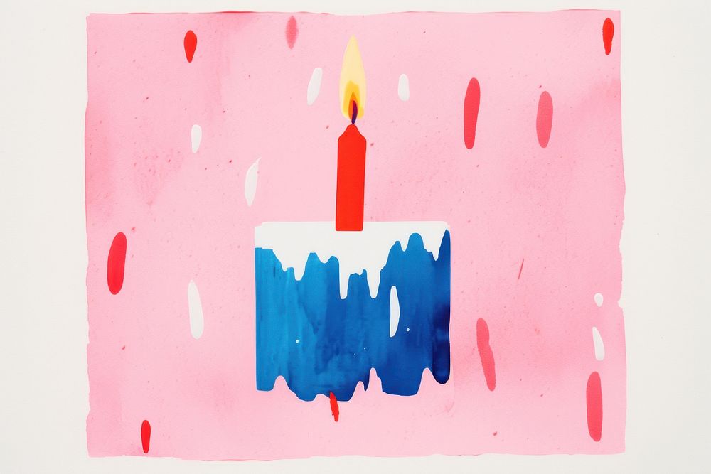 Birthday candles art anniversary creativity. AI generated Image by rawpixel.