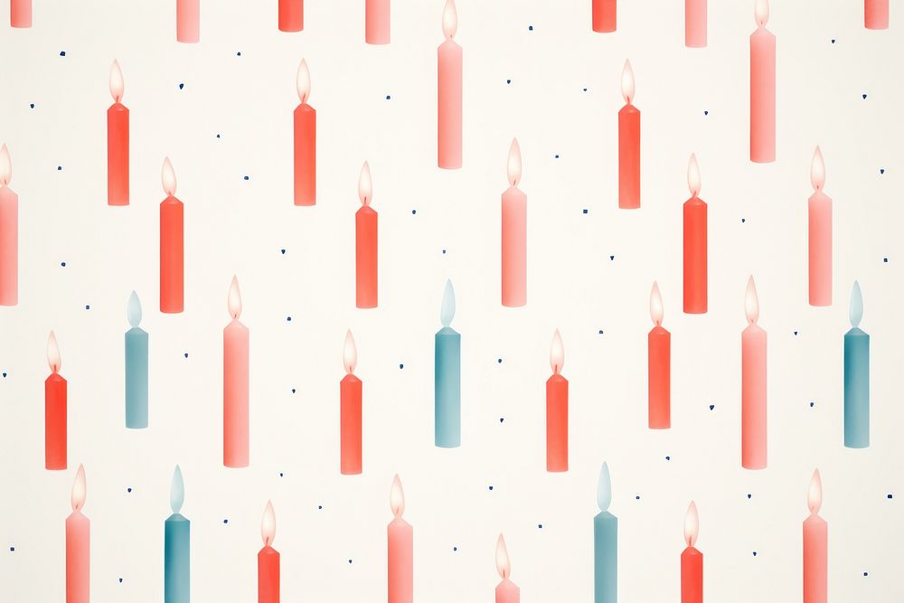Birthday candles backgrounds repetition festival. AI generated Image by rawpixel.