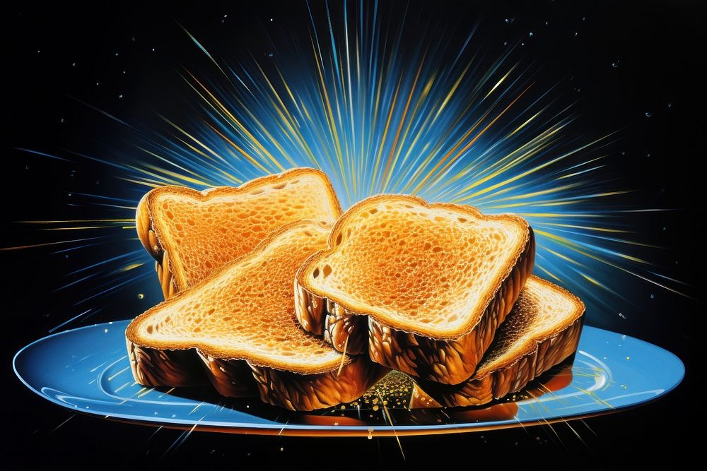 Toast bread food technology. AI generated Image by rawpixel.