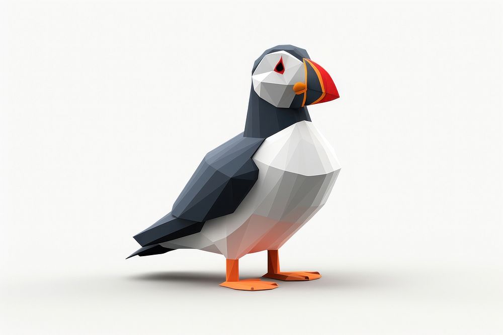Animal puffin bird wildlife. AI generated Image by rawpixel.