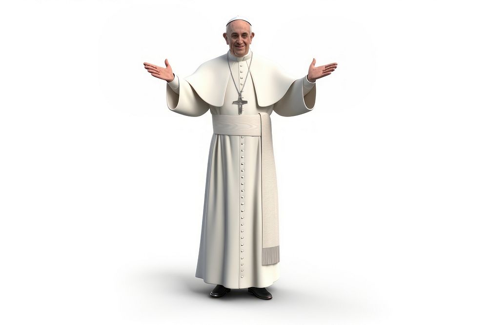 Pope religion adult man. AI generated Image by rawpixel.