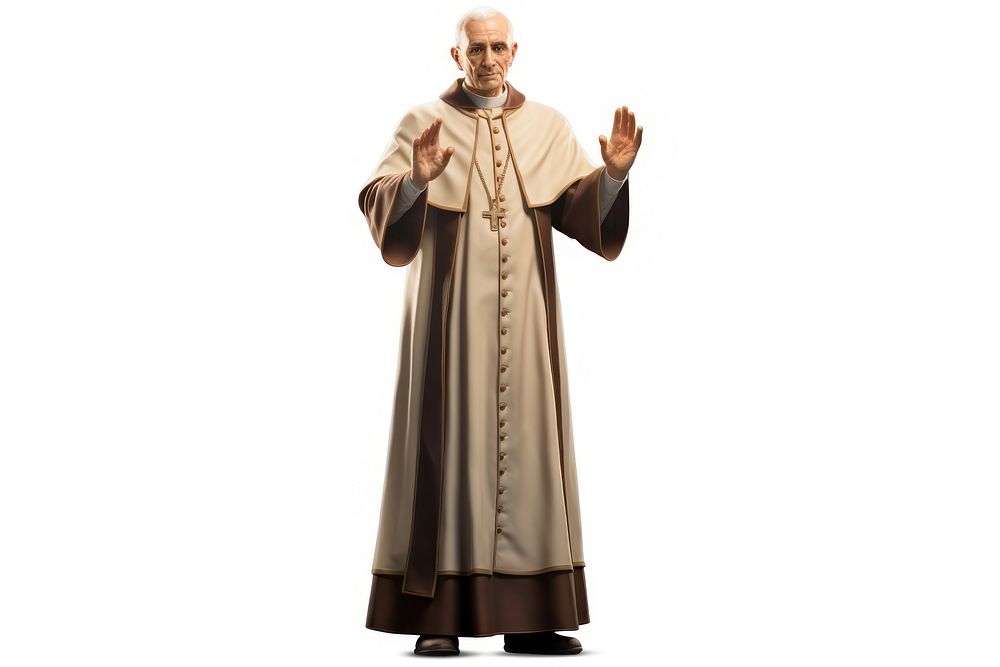 Priest religion costume robe. 