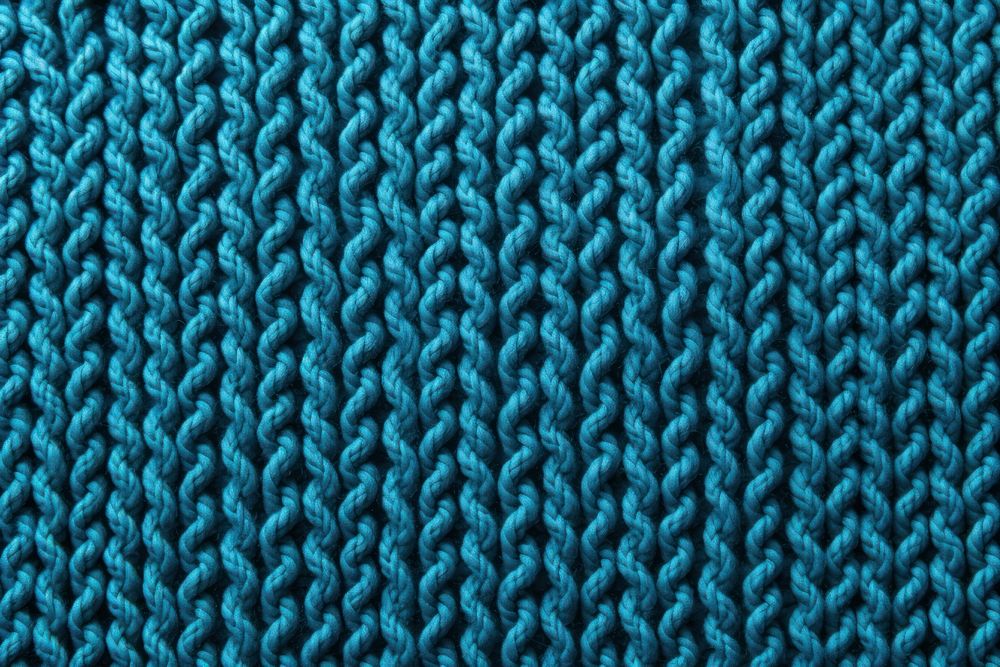 Wool knit backgrounds blue repetition. AI generated Image by rawpixel.