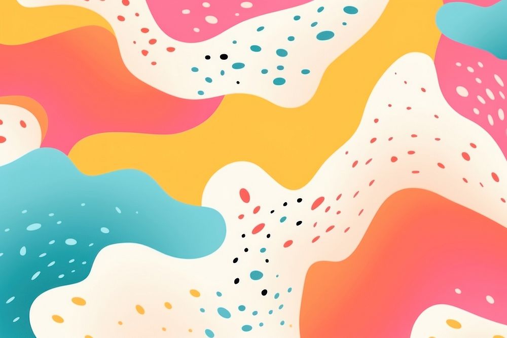 Abstract memphis milk illustration backgrounds pattern art. AI generated Image by rawpixel.