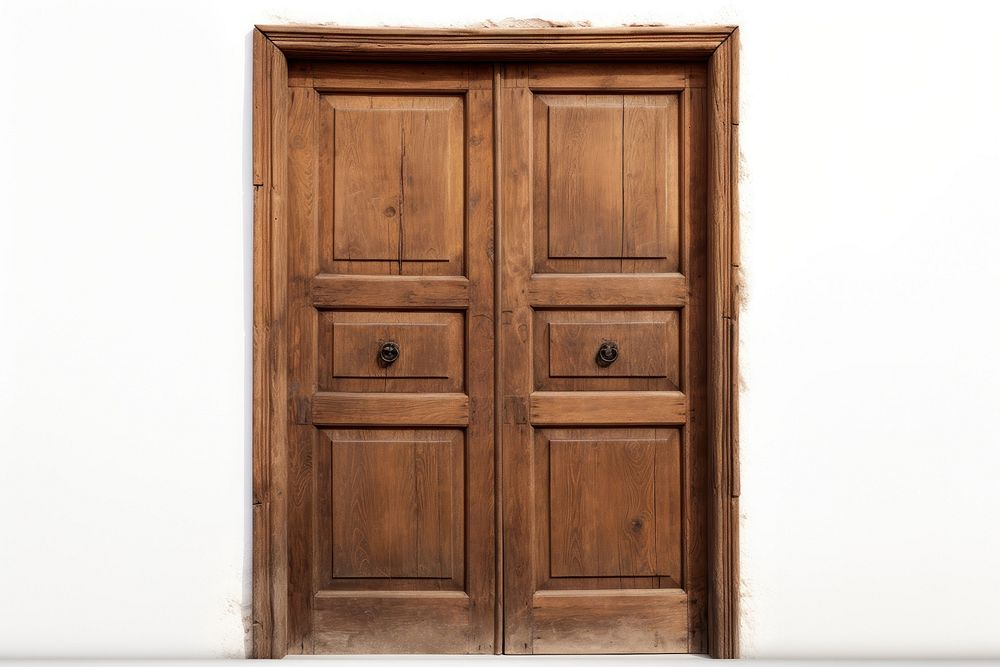 Wooden door furniture cupboard hardwood. AI generated Image by rawpixel.