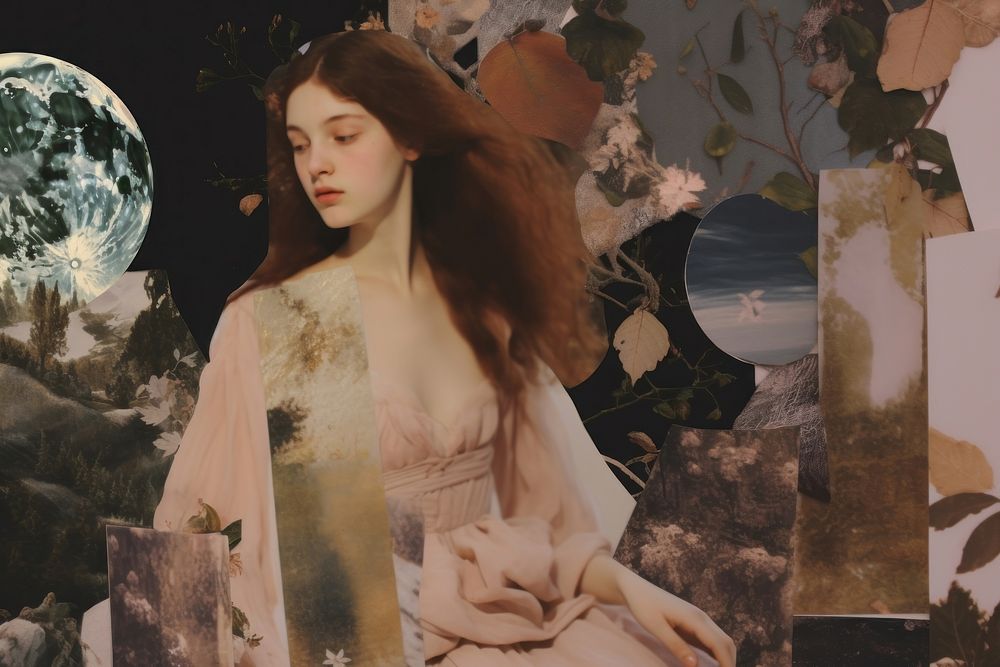 Autumn painting fashion collage. AI generated Image by rawpixel.