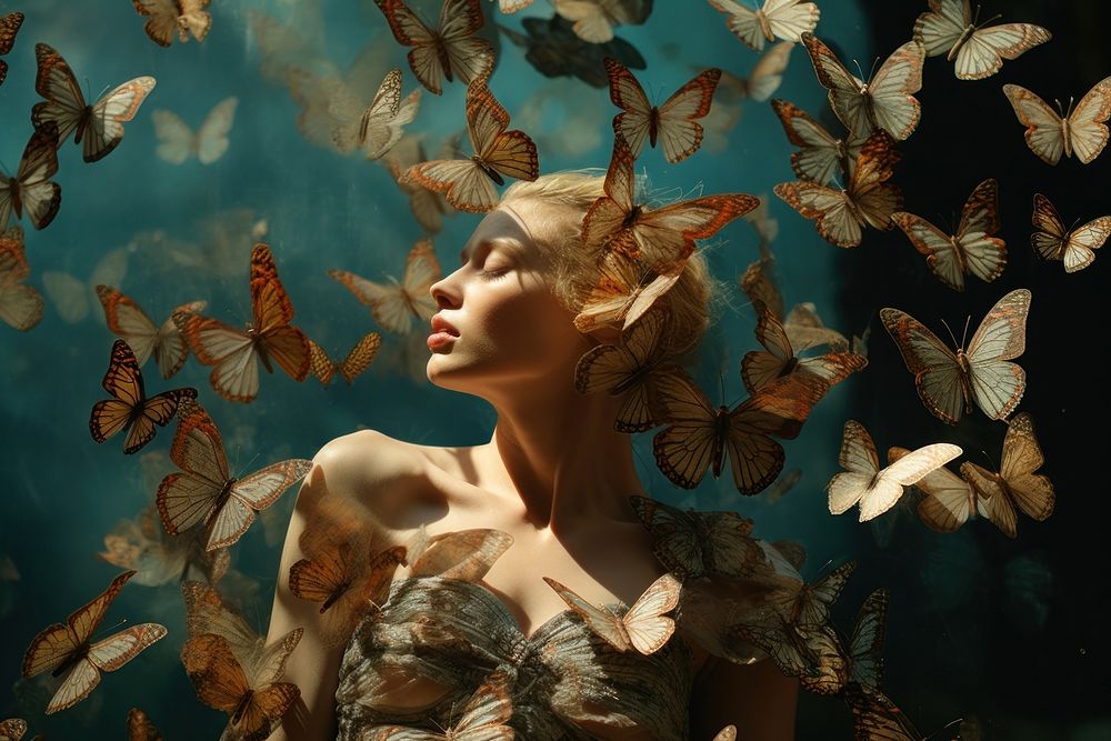 Flying butterflies butterfly portrait animal. | Free Photo - rawpixel