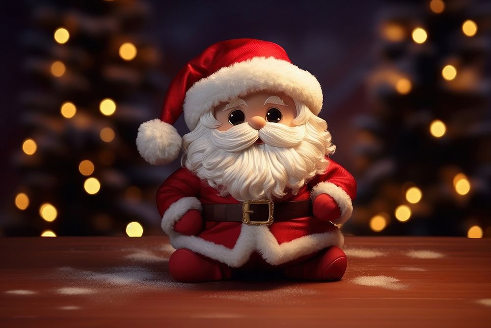 Santa claus christmas cute representation. AI generated Image by rawpixel.