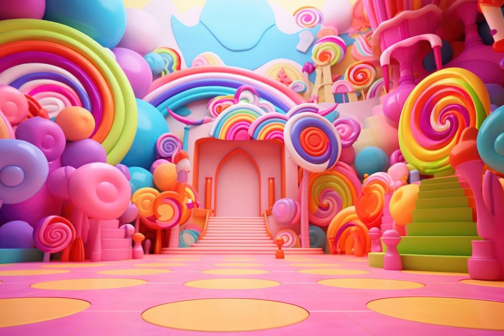 Stop motion animation backgrounds candy confectionery. AI generated Image by rawpixel.