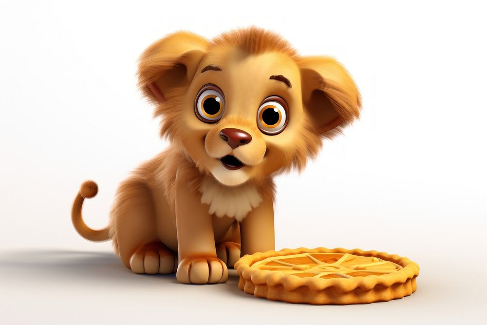 Lion mammal animal puppy. AI generated Image by rawpixel.