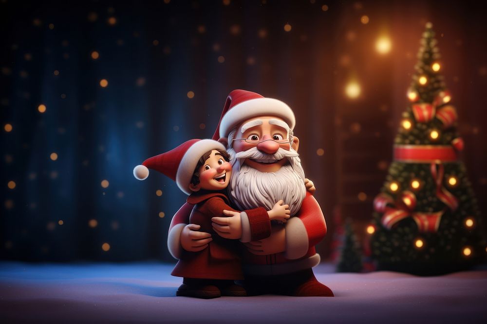 Santa claus christmas elf representation. AI generated Image by rawpixel.