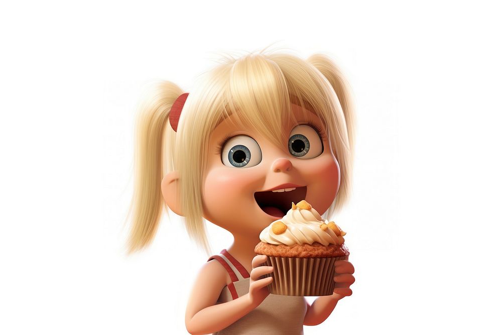 Girl dessert food toy. AI generated Image by rawpixel.