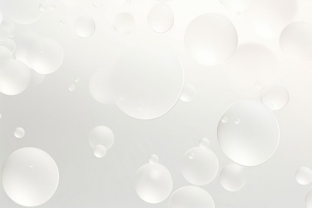 Bubbles background white backgrounds abstract. AI generated Image by rawpixel.