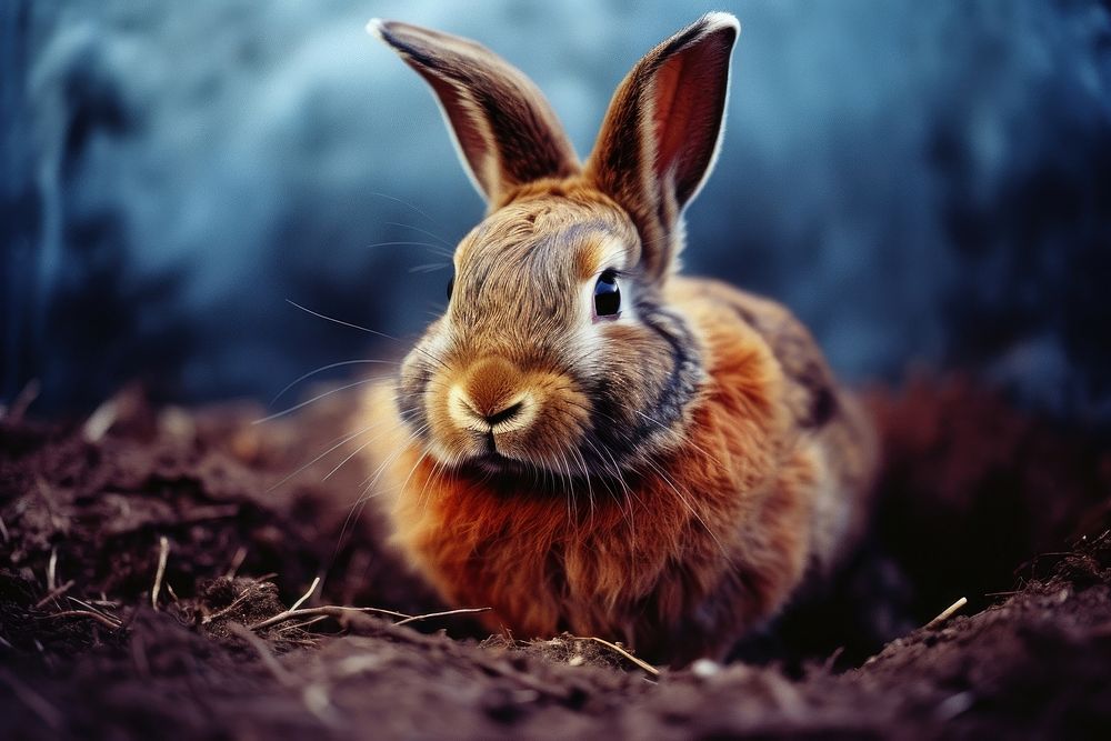 A rabbit animal mammal rodent. AI generated Image by rawpixel.