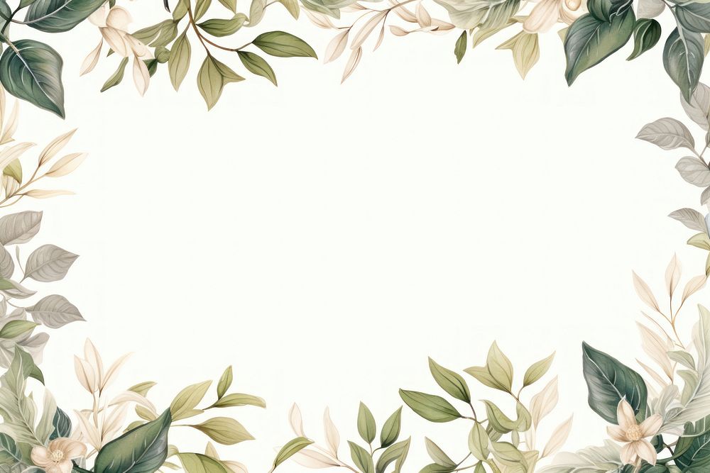 Botanical leave backgrounds pattern plant. AI generated Image by rawpixel.