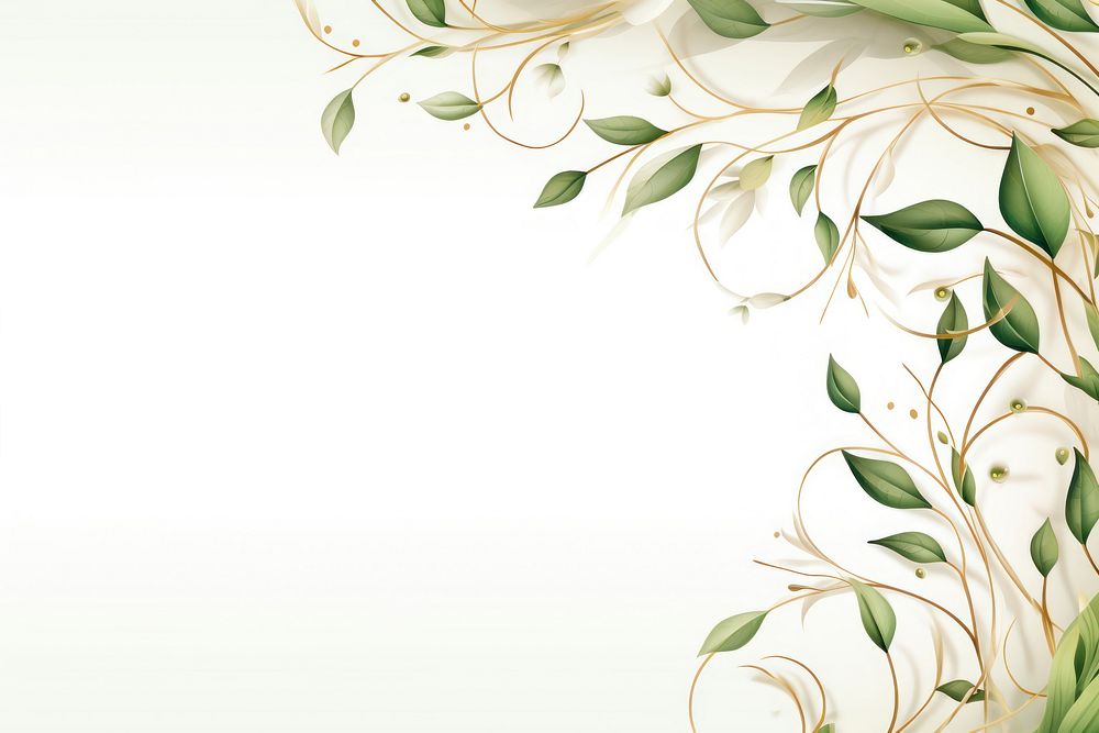 Botanical leave backgrounds pattern graphics. AI generated Image by rawpixel.