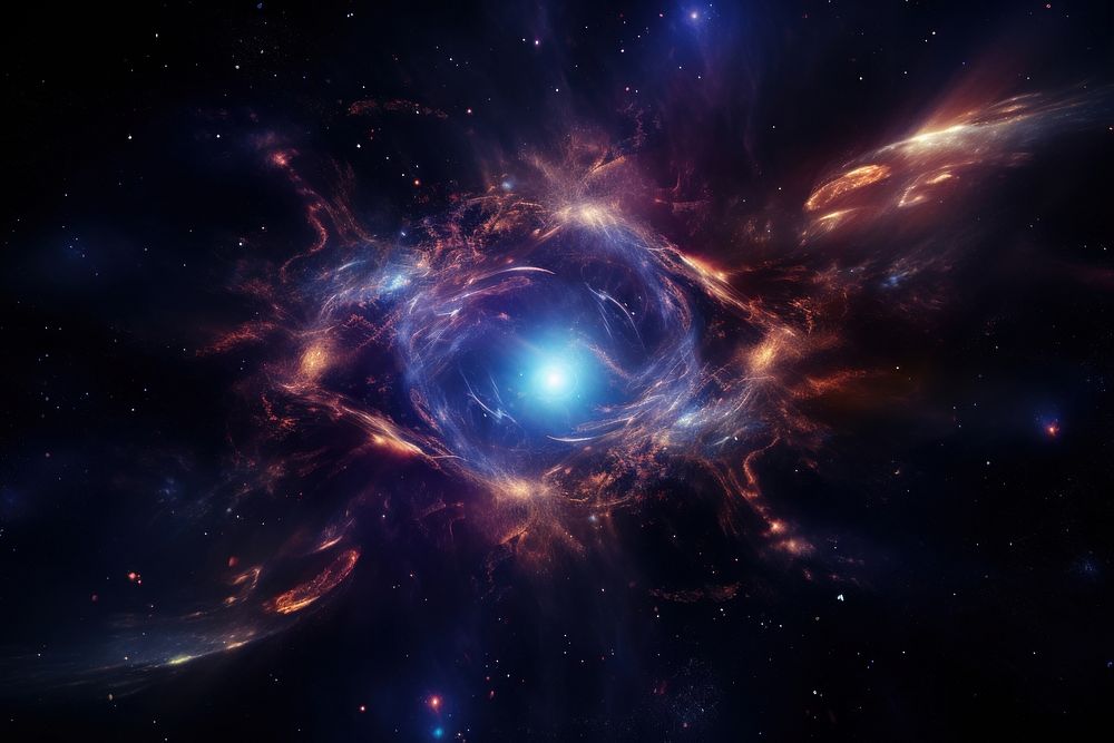 Black hole in space backgrounds astronomy universe. AI generated Image by rawpixel.